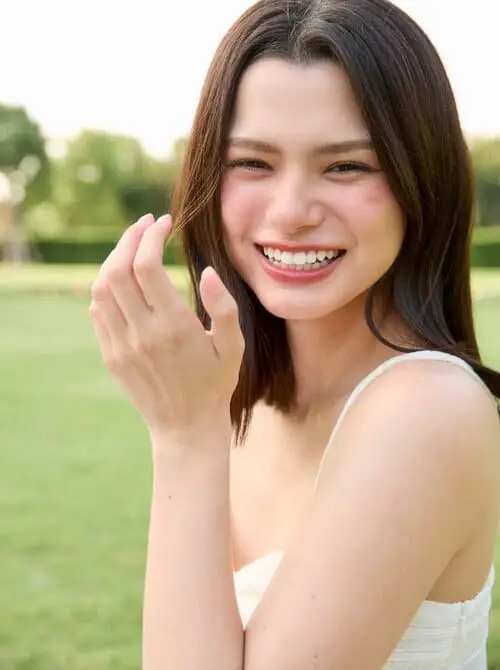 becky-rebecca-patricia-armstrong-thu-vien-hinh-anh-6 Becky Armstrong cười rạng rỡ ngoài trời, áo hai dây trắng