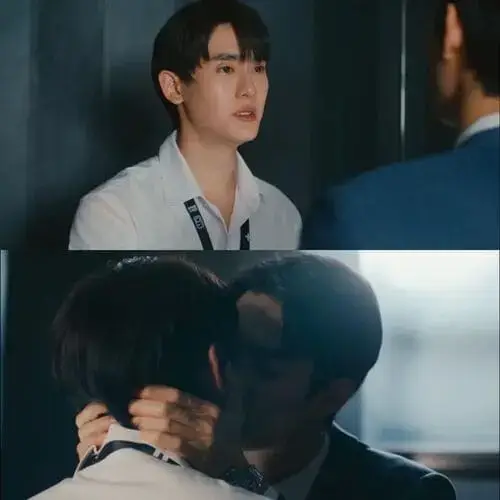 a-boss-and-a-babe-the-series-2023-hinh-anh-1 Cảnh Cher đối diện Gun trong văn phòng và khoảnh khắc hai người ôm hôn trong A Boss and A Babe