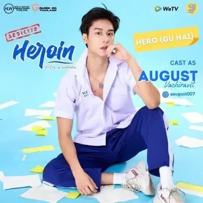 addicted-heroin-the-series-2024-hinh-anh-4 Addicted Heroin The Series – poster nhân vật Hero do August Vachiravit thủ vai