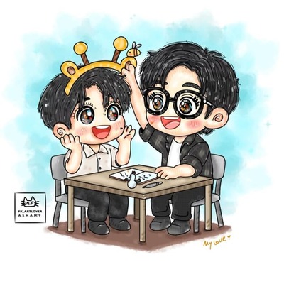 fanart-firstkhaotung-2 Thư viện ảnh của couple FirstKhaotung Thái