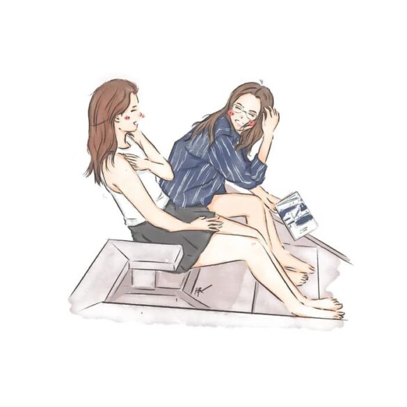 Fanart về couple Thái Lan FreenBecky