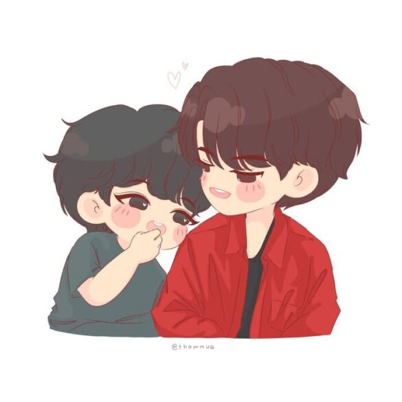 fanart-maxkybas-2 MaxkyBas couple khoảnh khắc ngọt ngào