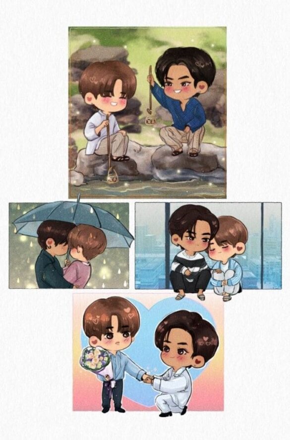 Fanart về couple Thái Lan NetJames