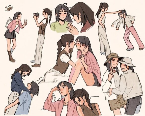 fanart-pamarhoung-5 ArhoungPam couple phong cách lãng mạn