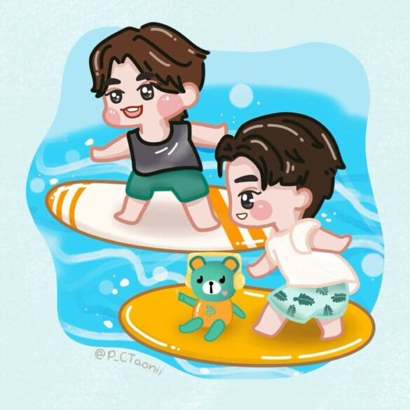 fanart-pondphuwin-1 Thư viện ảnh của couple PondPhuwin Thái Lan