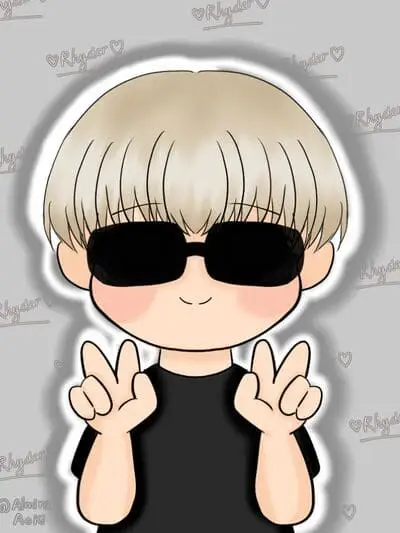 anh-rhyder-chibi-10 Ảnh chibi Rhyder tạo dáng chào fan