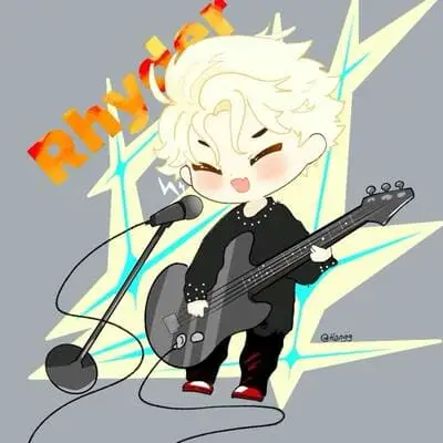 anh-rhyder-chibi-5 Rhyder chibi cầm mic, style idol