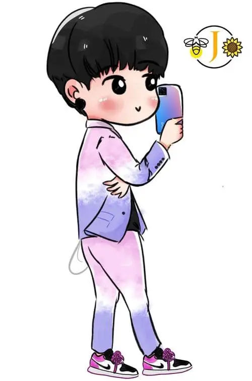 anh-jack-j97-chibi-6 Chibi Jack J97 chụp ảnh selfie suit hồng tím