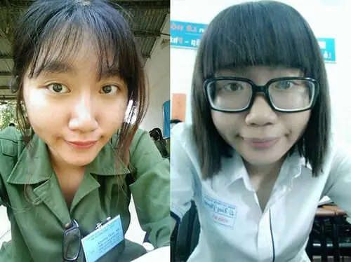 anh-orange-hoi-nho-1 Ảnh Orange hồi nhỏ selfie mặt mộc, ghép hai khung ảnh thời học sinh