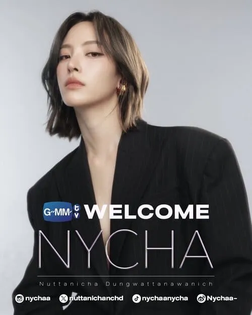 nychaa-nuttanicha-dungwattanawanich-hinh-anh-7 Nychaa Nuttanicha Dungwattanawanich trong poster chào mừng ký hợp đồng với GMMTV