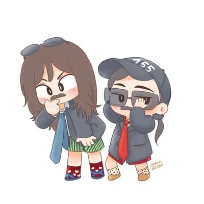 kapookciize-fanart-chibi-1 KapookCiize fanart chibi hai cô gái tạo dáng đáng yêu