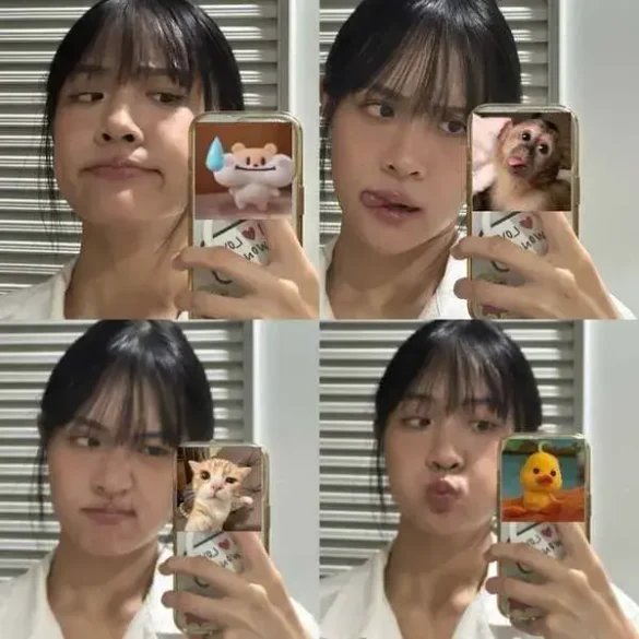 michiru-ratapirom-bandapraneat-hinh-anh-5 Michiru Ratapirom Bandapraneat selfie trước gương biểu cảm đáng yêu
